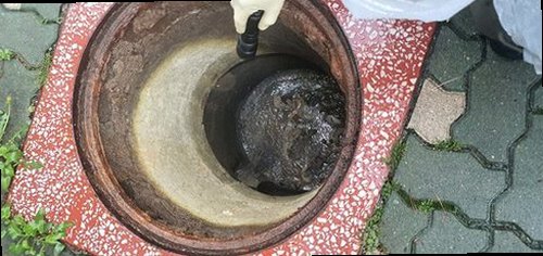 하남 감북동 하수구막힘 배수구 주변의 물고임과 악취 발생 여부를 확인하는 모습